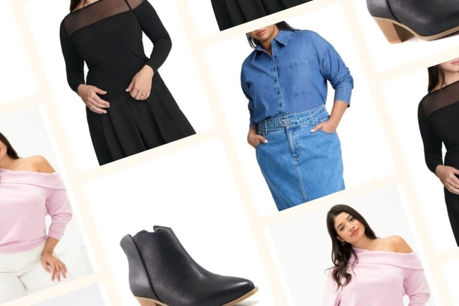 Collage of Eloquii Elements pieces