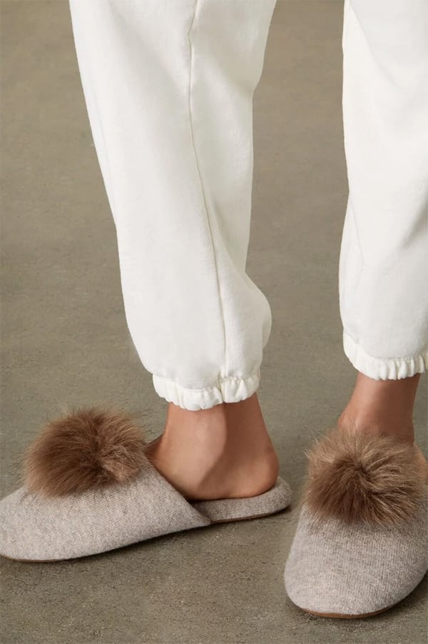 Cashmere slippers from Italic
