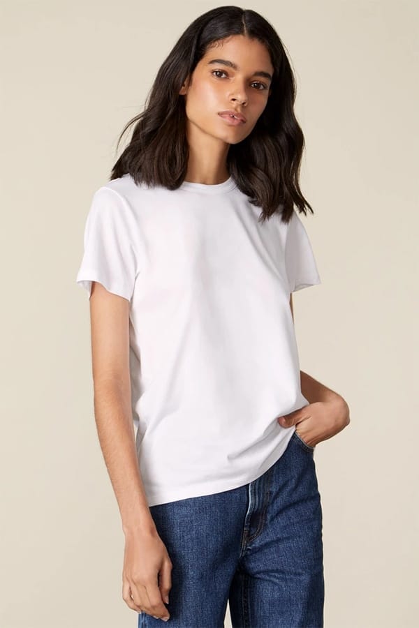 White t shirt from italic 