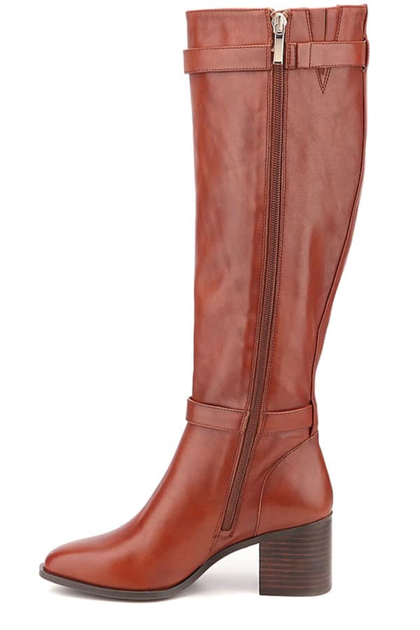 Cognac tall boot 