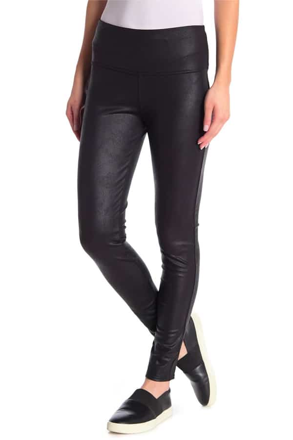 Faux leather leggings