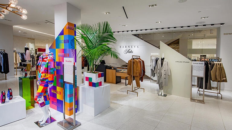 Barneys New York inside Saks Fifth Avenue.