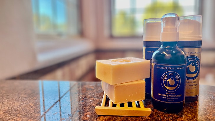 Ancient Greek Remedy beauty gift set.