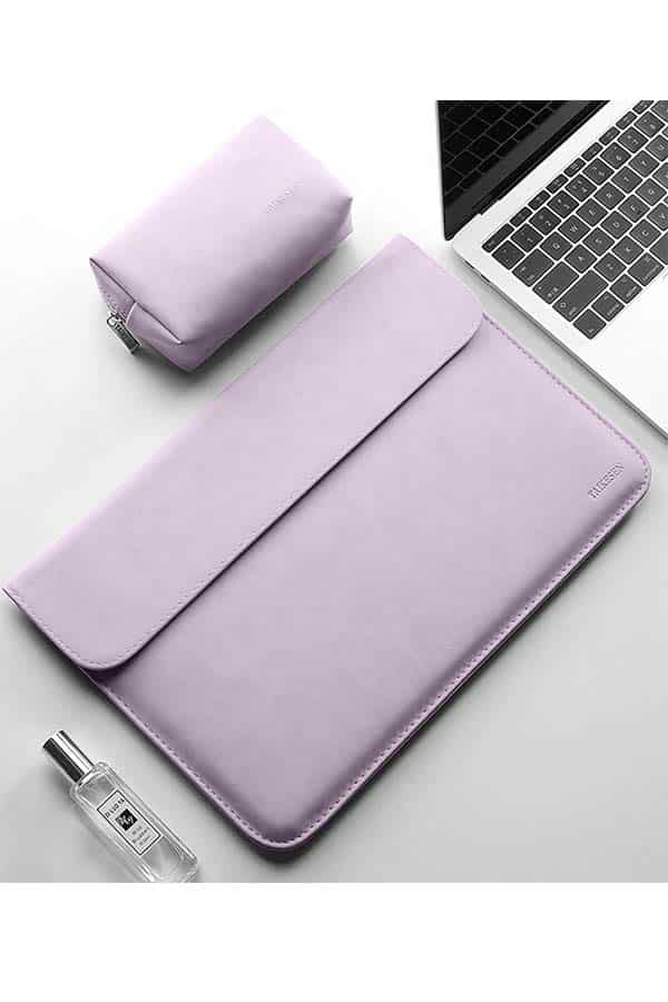 5 awesome, stylish laptop sleeves under $60 2 Lavender laptop sleeve with matching cable case.