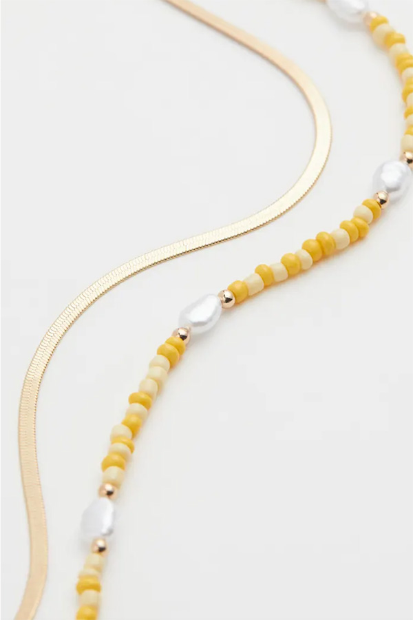 Double-strand necklace from H&M.
