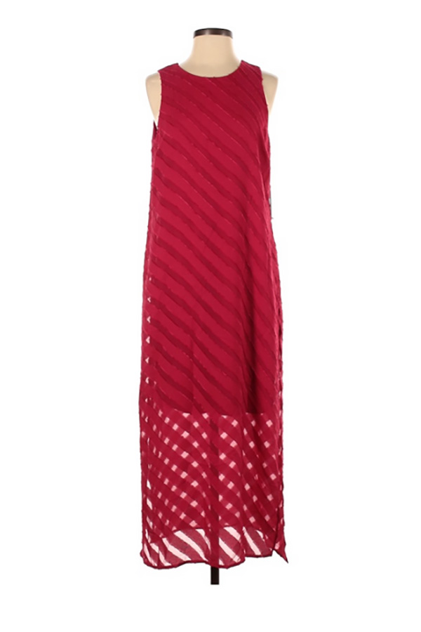 Red Vince Camuto dress available on Thredup.