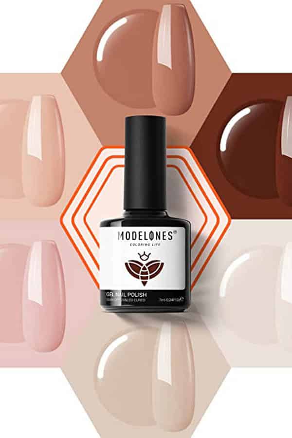 Product shot of nail polish set.