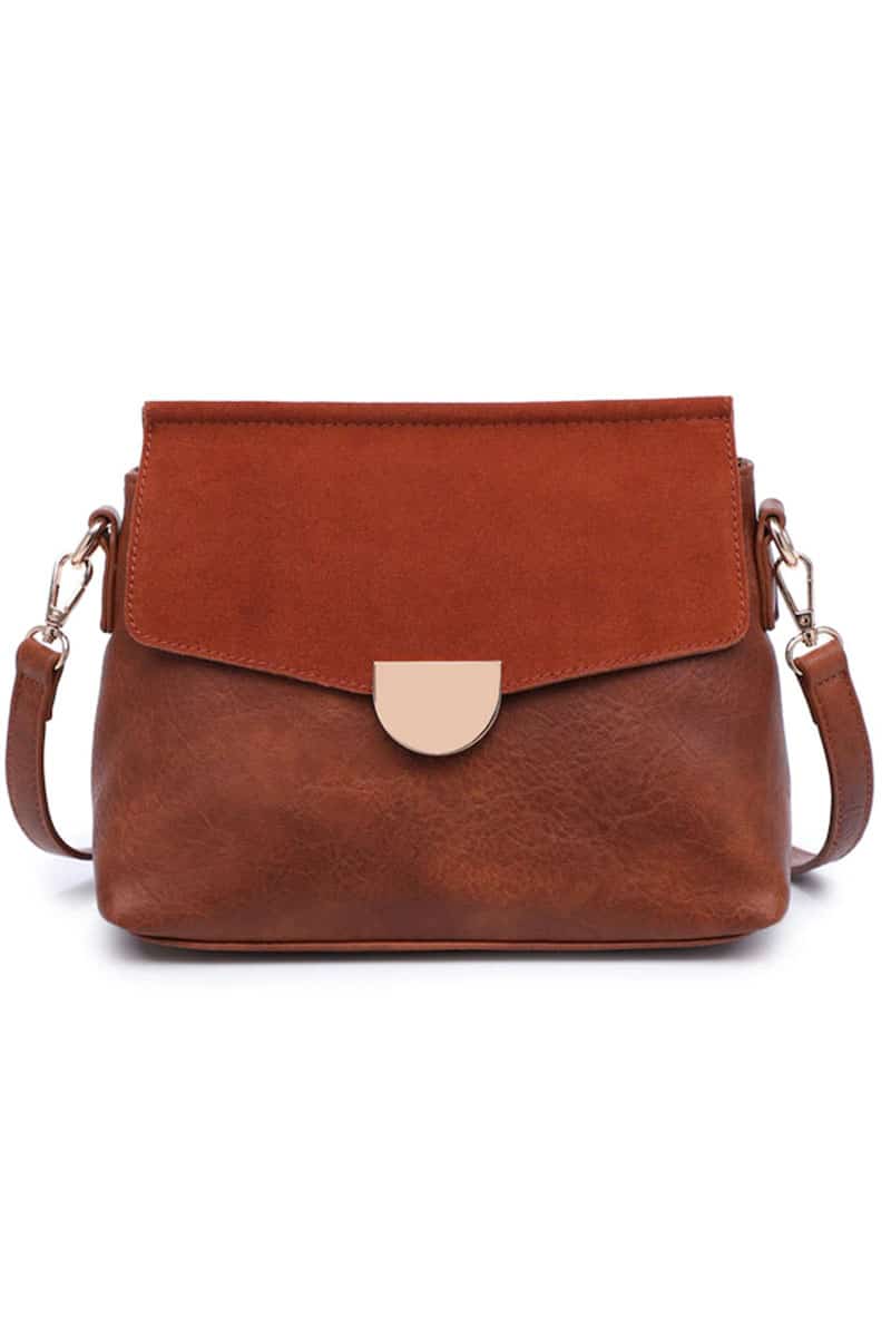 Cognac crossbody bag from DSW.