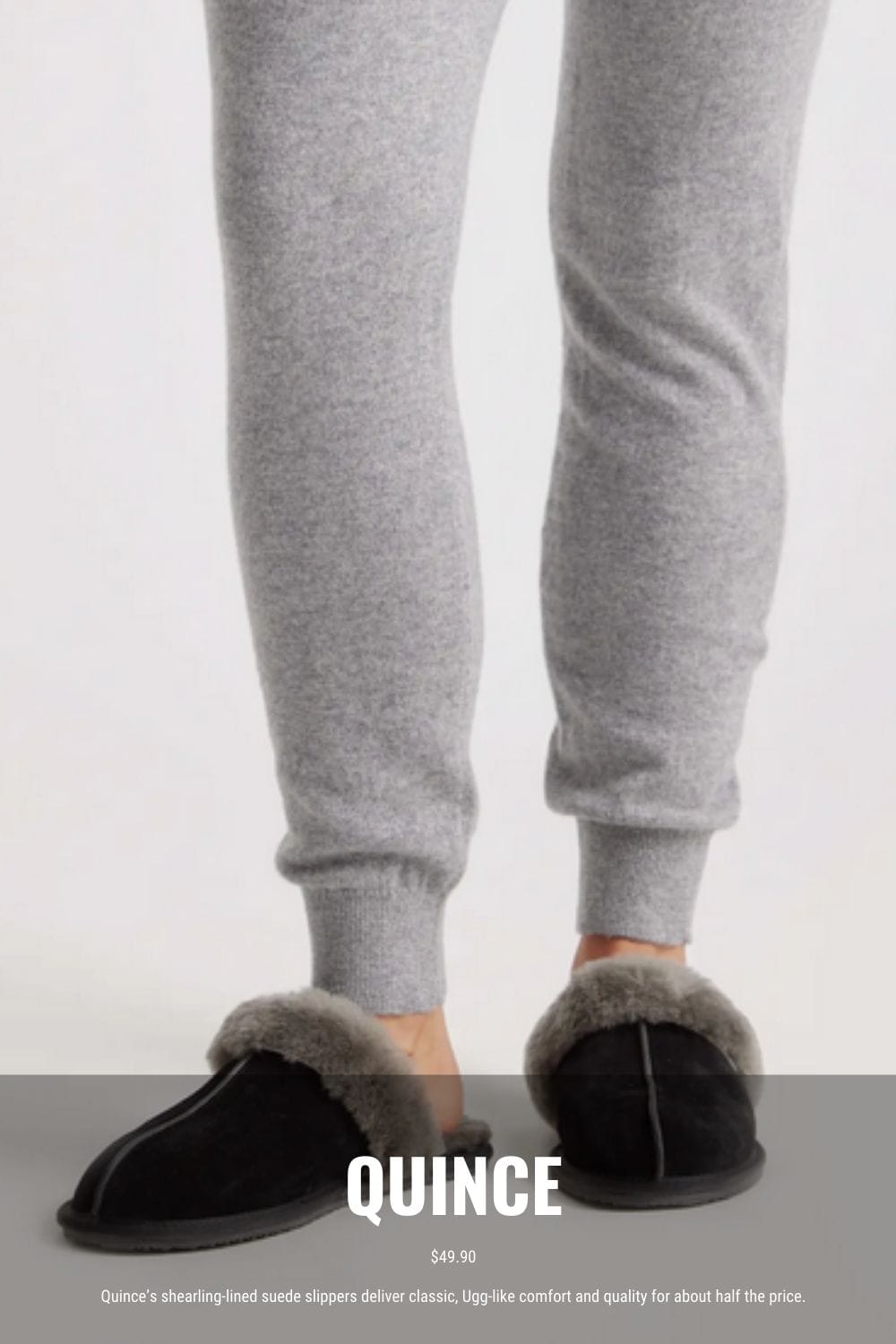 stylish slippers from Quince