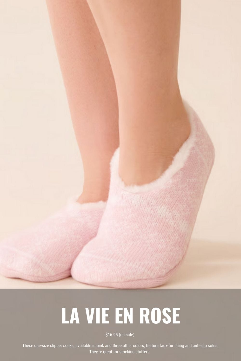 pink slipper socks