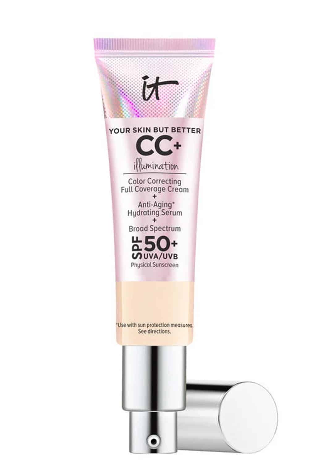 Close up view of IT Cosmetics CC Cream.