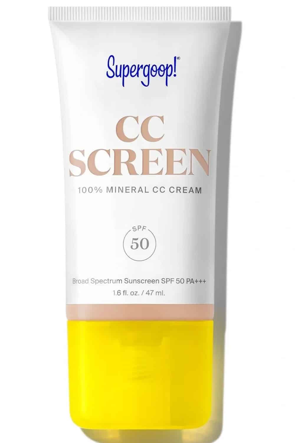 Supergoop CC cream. 