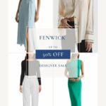 Collage of pieces on sale at the Fenwick designer sale.