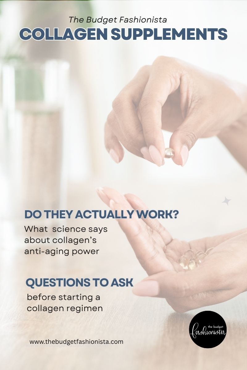 Collagen supplements, do they work