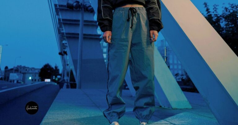 Jogger pants with black cropped jacket