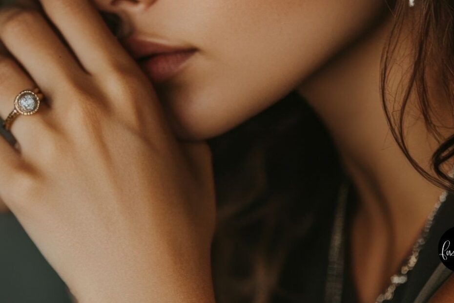 woman wearing budget jewelry