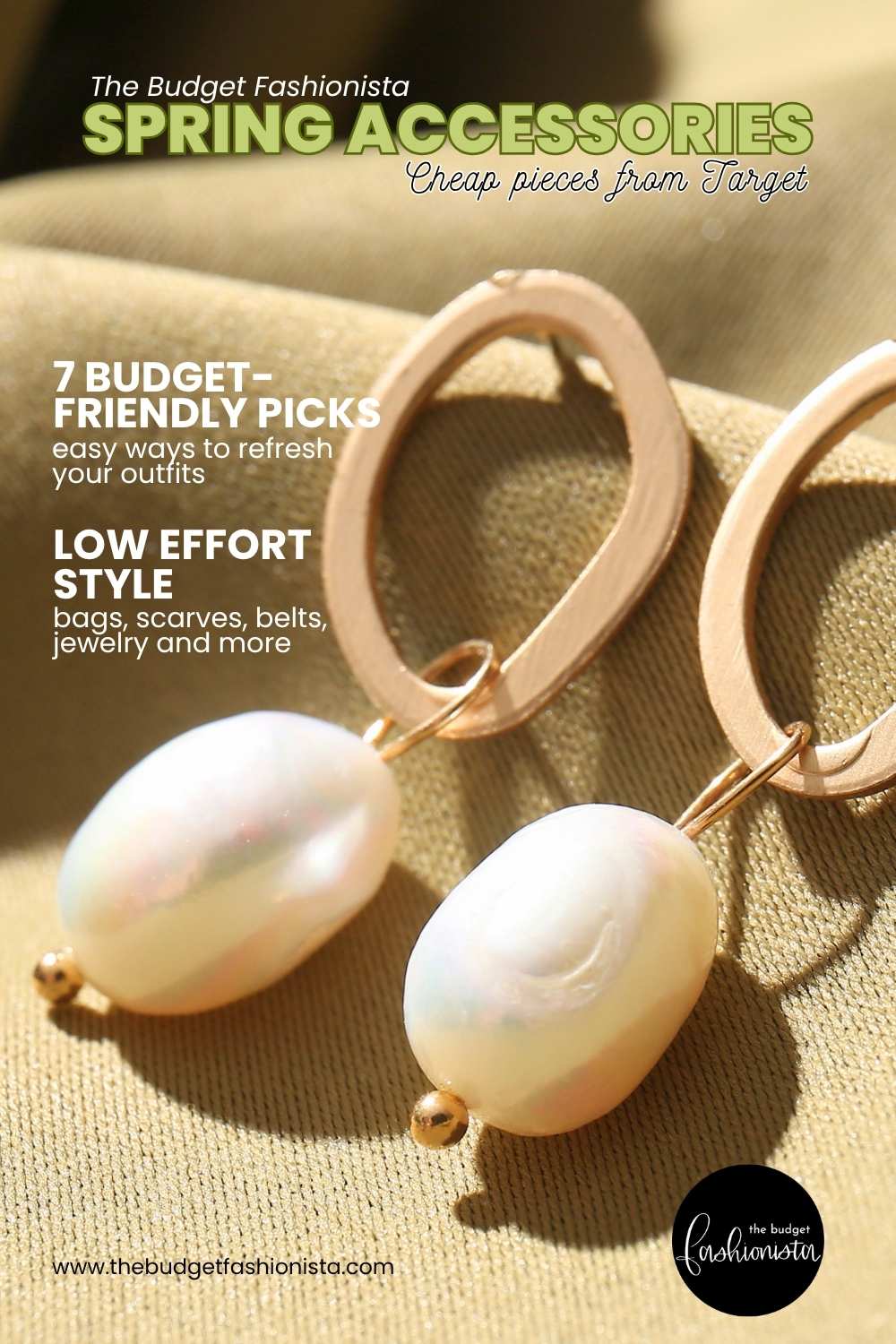 Target run: Cheap accessories for spring 1 Pearl earrings and spring fashion accessories