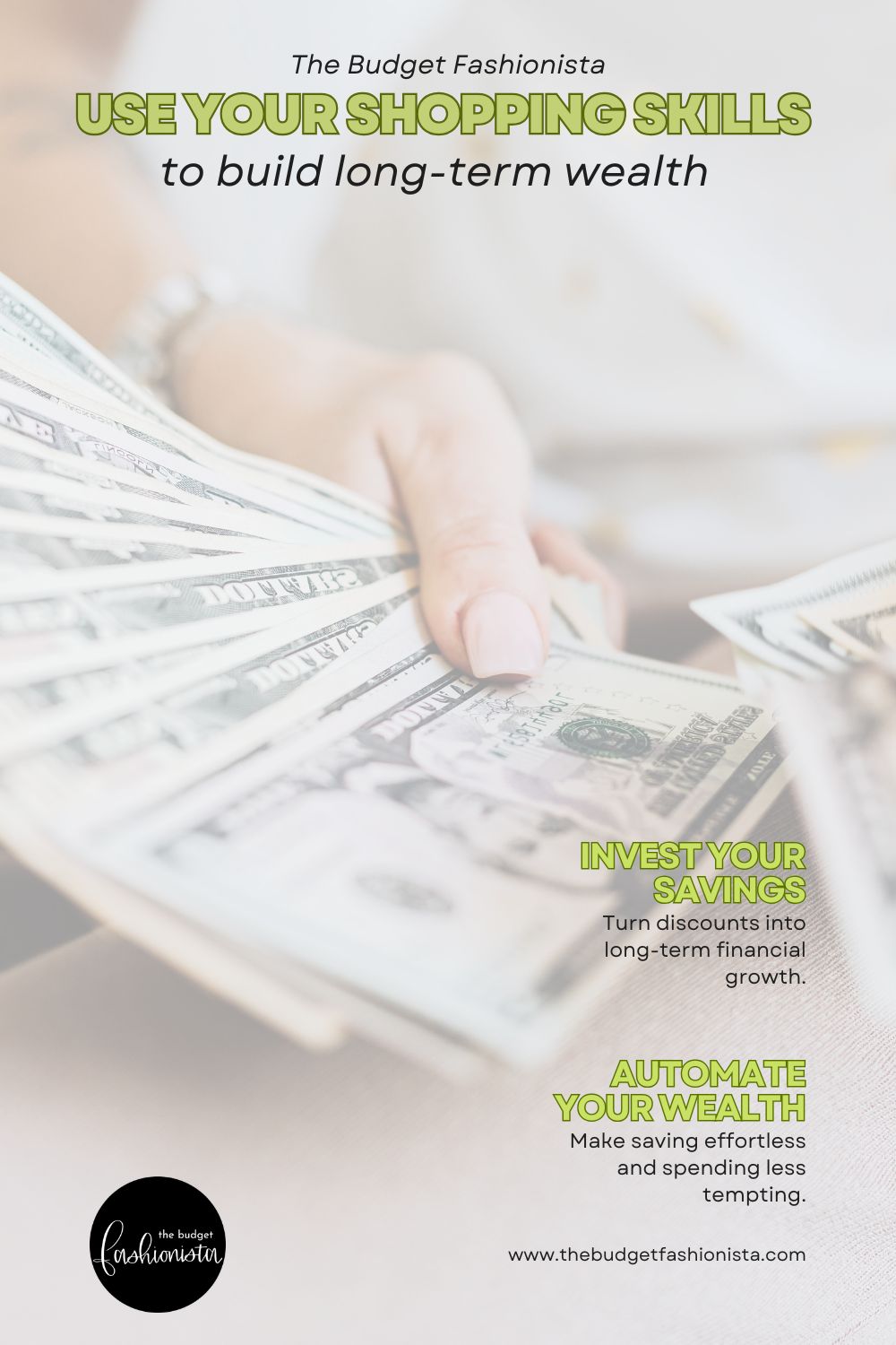 How to use your savvy shopping skills to build long-term wealth 1 Turn savvy shopping skills into long-term wealth